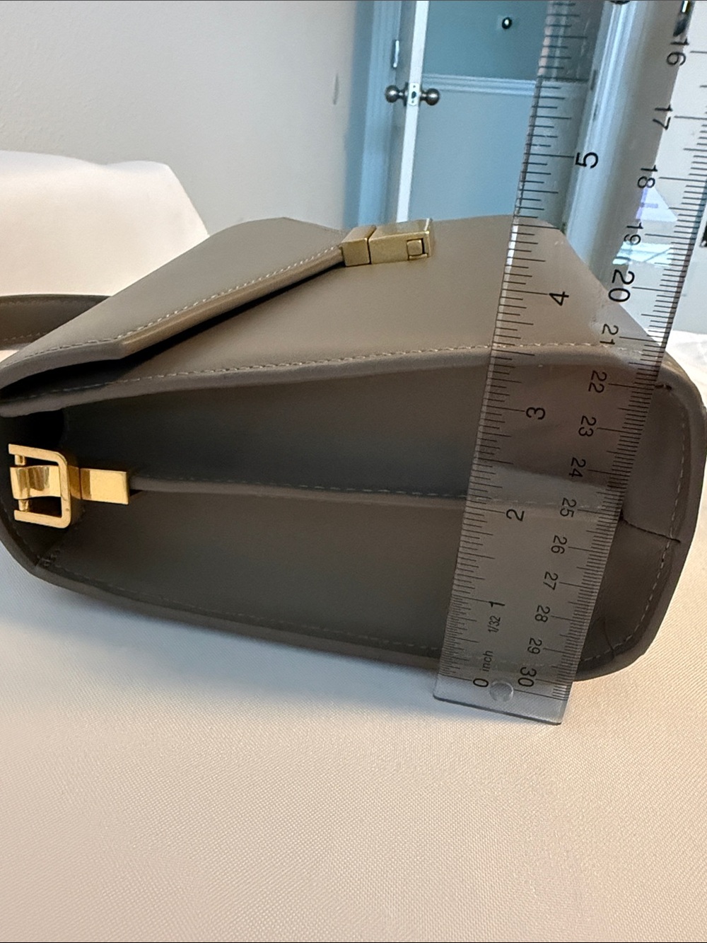 Quince Structured Top-Handle Crossbody Bag - Picture 11 of 11